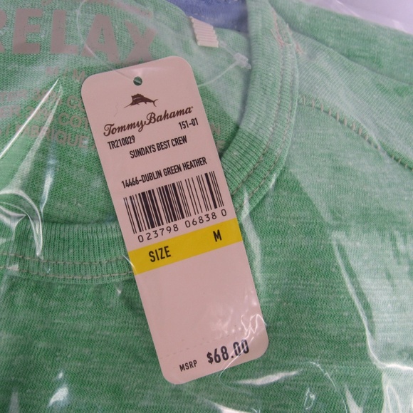 Tommy Bahama Relax Mens Sundays Best Crew T-Shirt - Picture 5 of 7